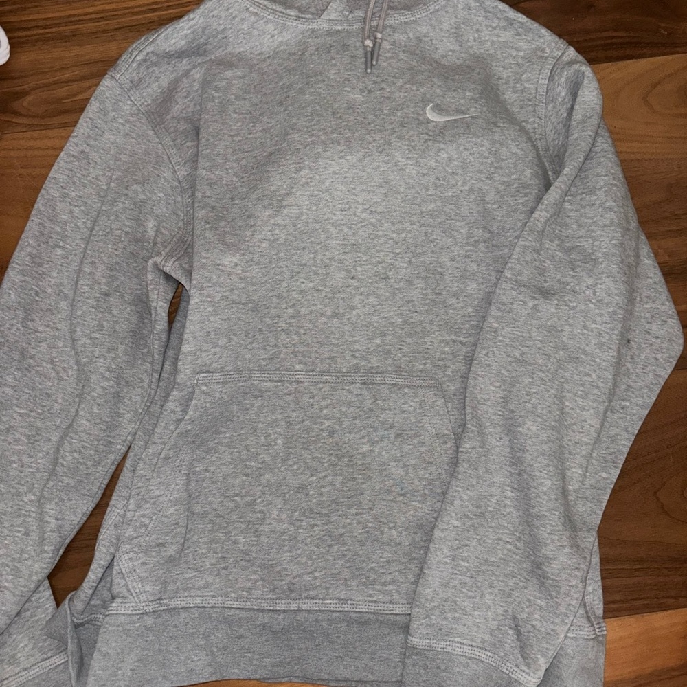 Nike Gray Lightweight Jacket with Shirt Style